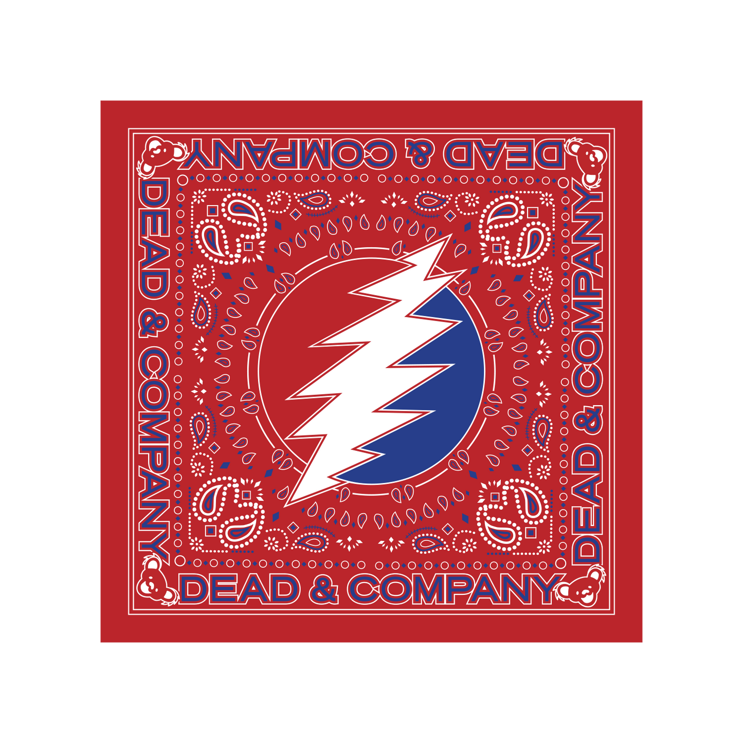 Dead & Company Golden Gate Park Red Bandana