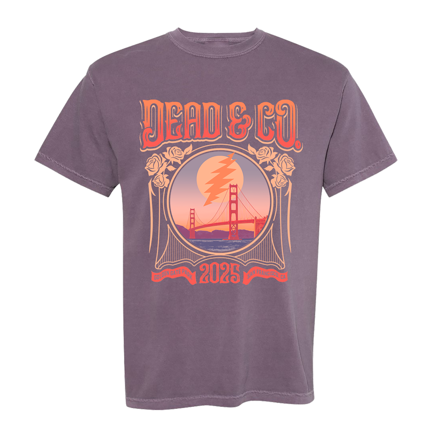 Dead & Company Golden Gate Park Wine Tee