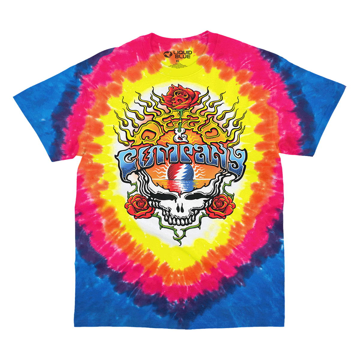 dead and company tie dye shirts