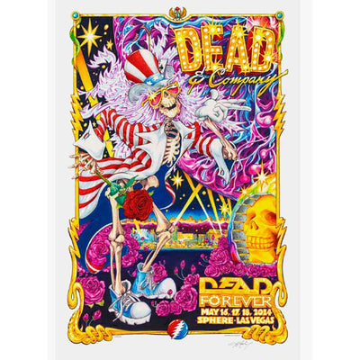 DEAD PARTY Skeleton Poster