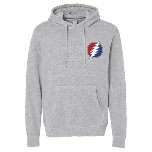 Dead Forever Sphere Heather Grey Pullover Hoodie
