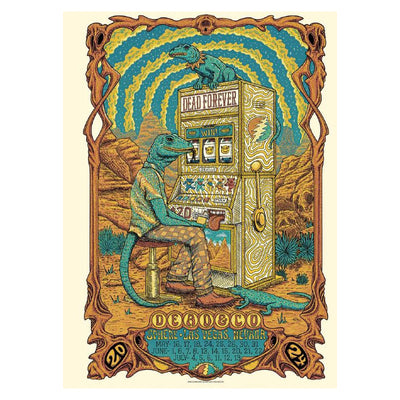 Dead Forever Gecko Slot Machine Poster