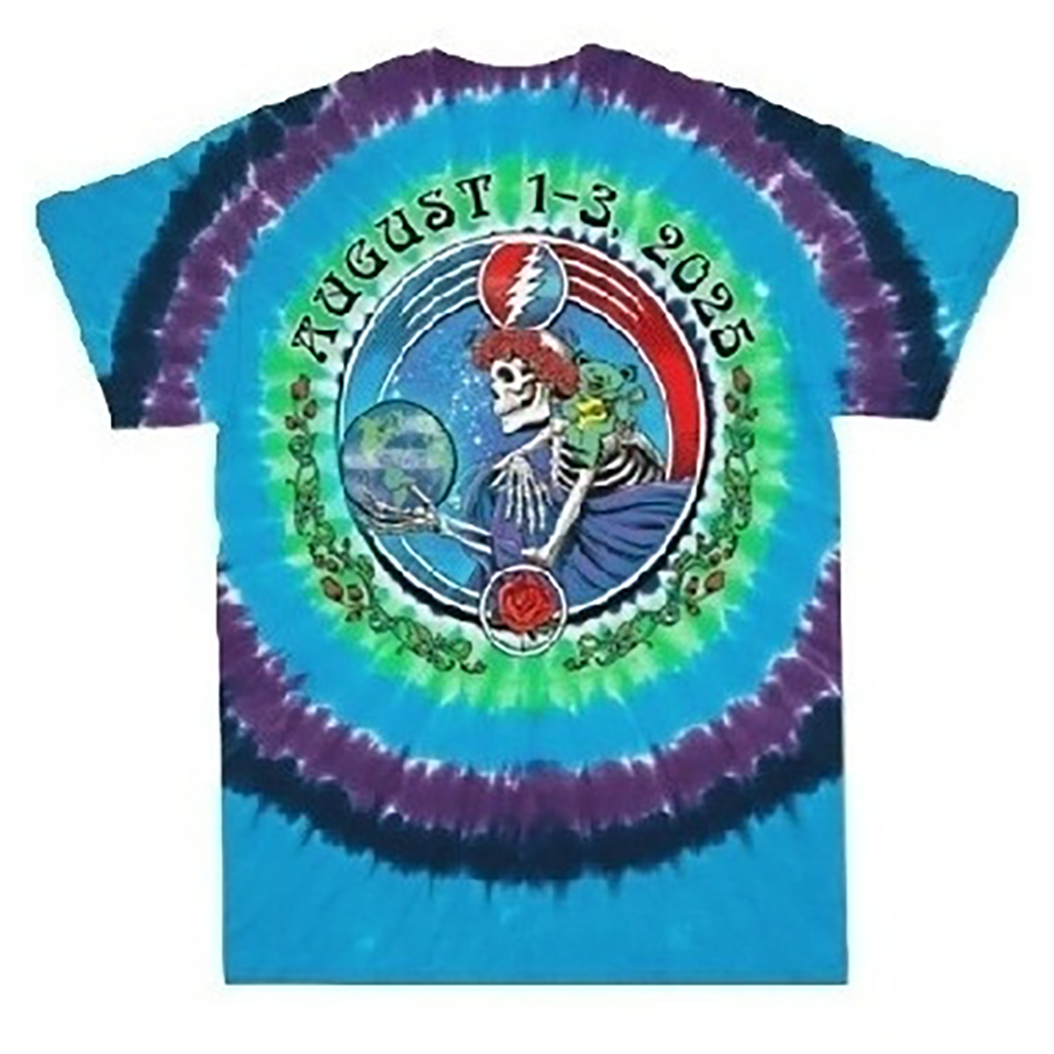 Golden Gate Park Skeleton Tie Dye Tee