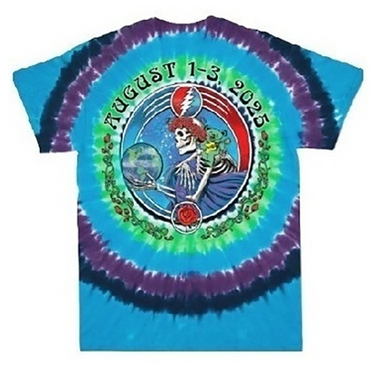 Golden Gate Park Skeleton Tie Dye Tee