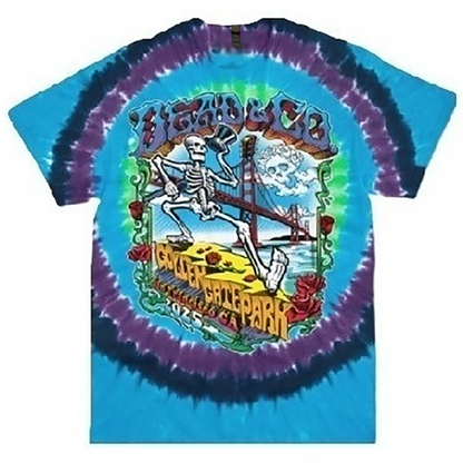 Golden Gate Park Skeleton Tie Dye Tee
