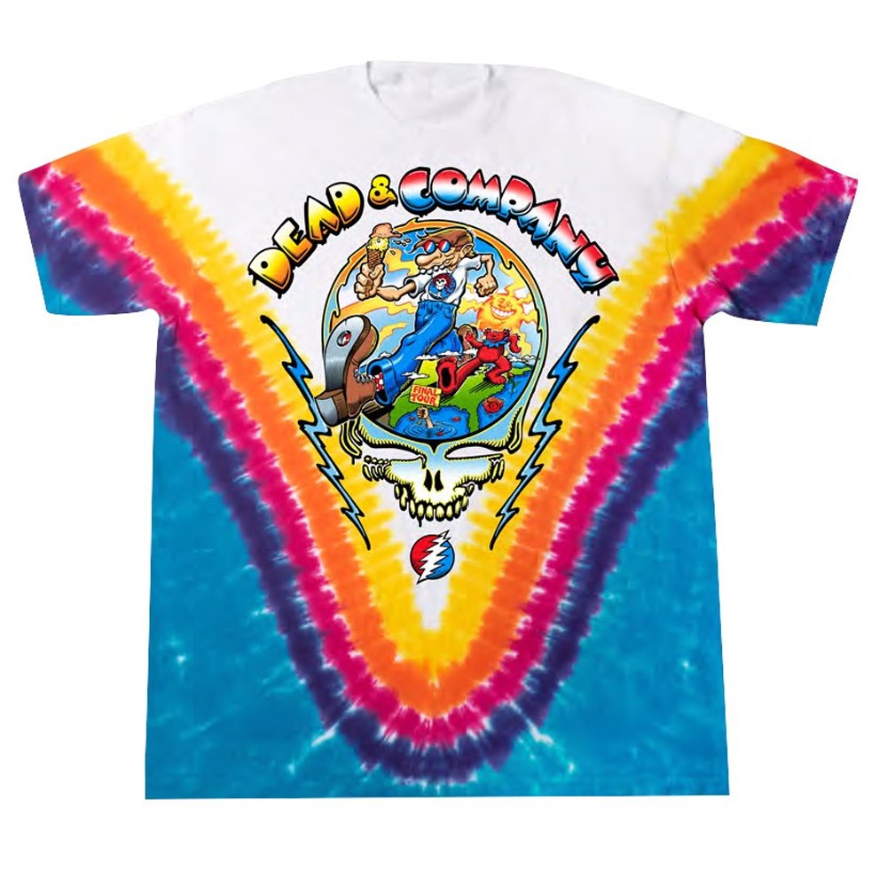 The Final Tour 2023 Ice Cream Man Tie Dye Tee