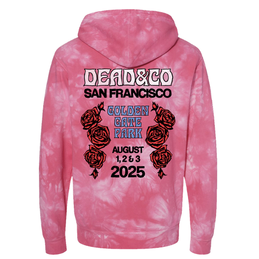 Dead & Company Golden Gate Park Tie Dye Hoodie