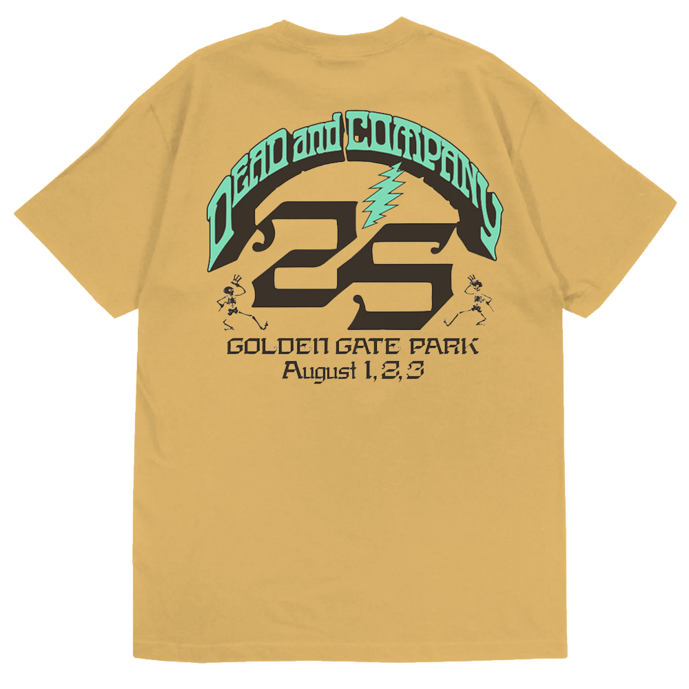 Dead & Company Bertha Mustard Tee