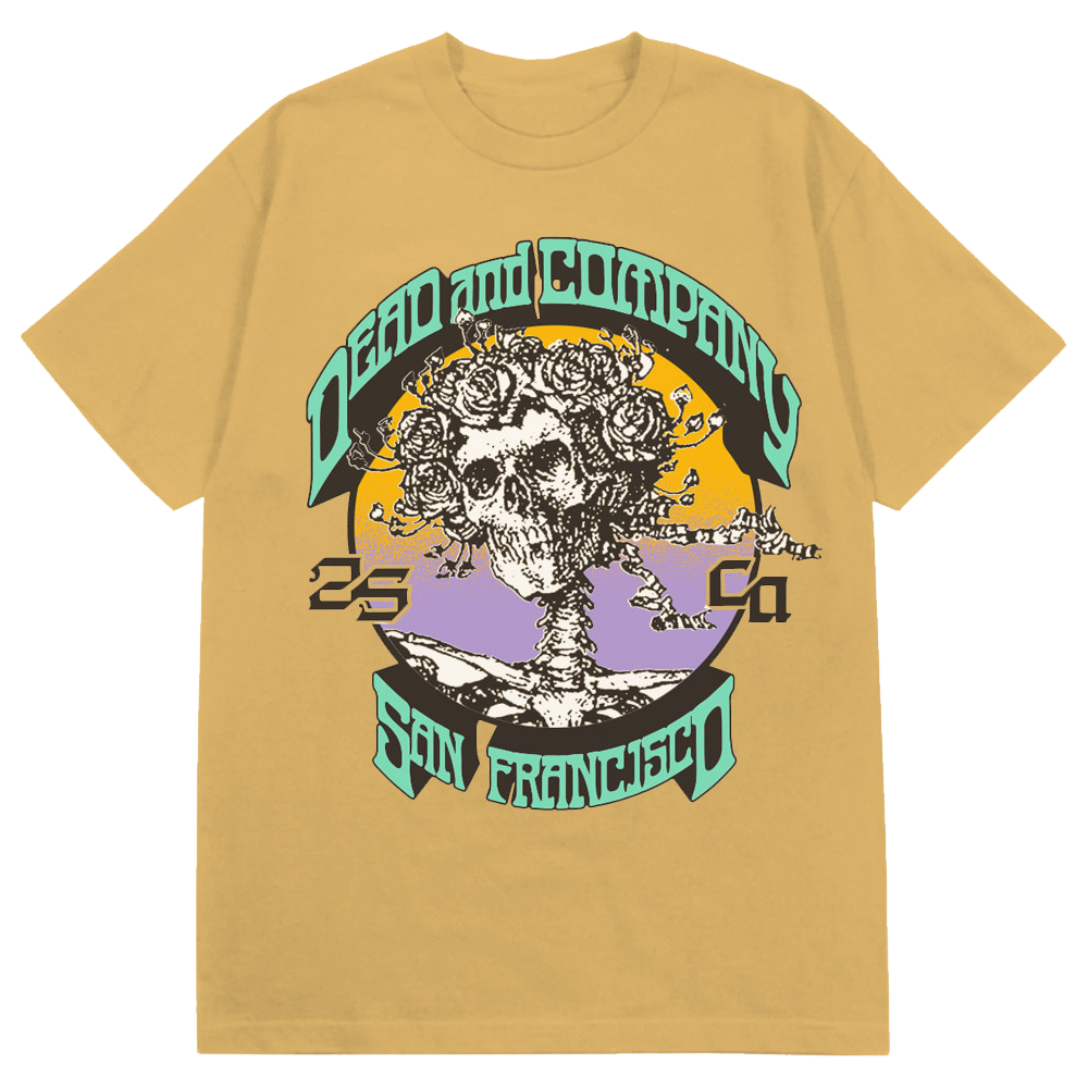 Dead & Company Bertha Mustard Tee