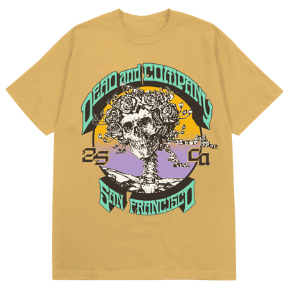 Dead & Company Bertha Mustard Tee