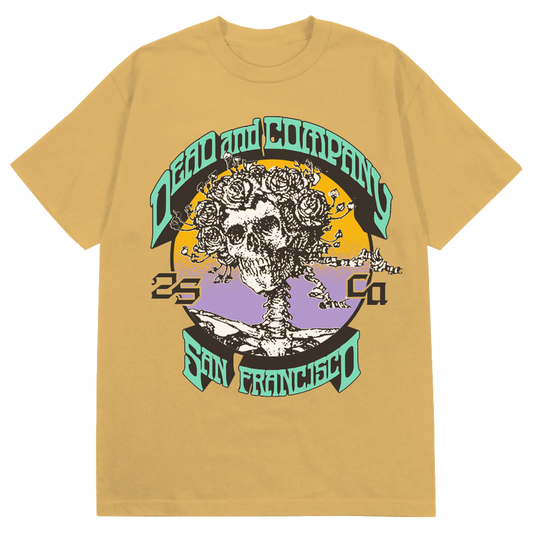 Dead & Company Bertha Mustard Tee
