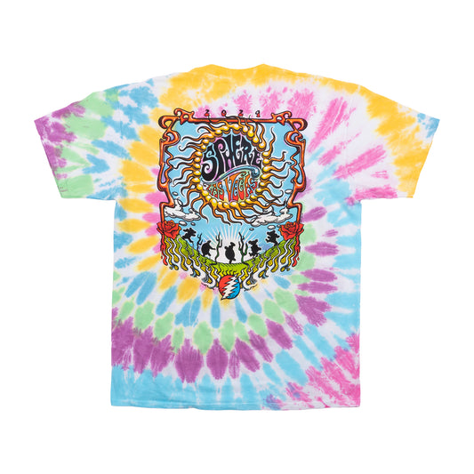 Dead & Co Sphere Las Vegas Tie Dye Tee