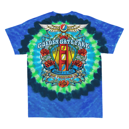 Golden Gate Park Tie Dye Tee Back