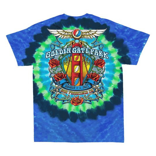 Golden Gate Park Tie Dye Tee Back
