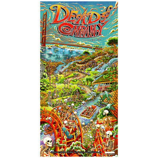 Dead & Company Golden Gate Park Event Poster August 3, 2025