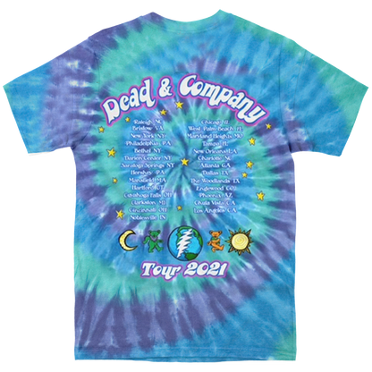 Dead & Company Summer Tour 2021 Tie Dye Tee